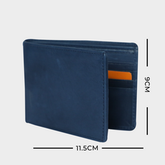 uniHOOF Bifold Minimalist Wallet | Small Leather Wallet for Men | Minimalist Wallet & Thin Wallet | Leather Wallet For Men | Slim Wallet For Men | Wallet For Office (brown)