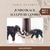 JUMBO BLACK SCULPTURE COMBO