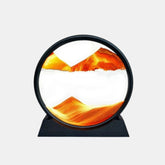 3 D YELLOW DESERT ROUND SHAPE RELAXING SHOWPIECE