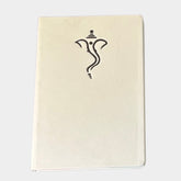 WHITE ENGRAVED GANESHA DIARY | Gift For Him | Journal | White Journal | White Diary
