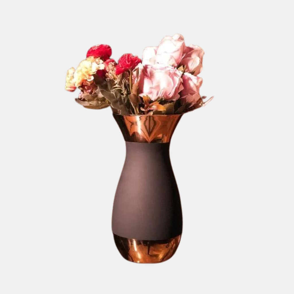 uniHOOF ANTIQUE COLOSSAL GOLD BLACK VASE | Vase For Home Decor | Gift Ideas | Decorative Vase