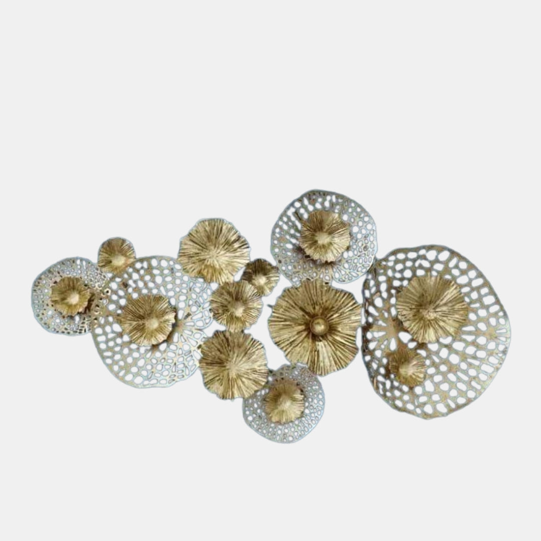 GOLDEN FLOWER WALL HANGING