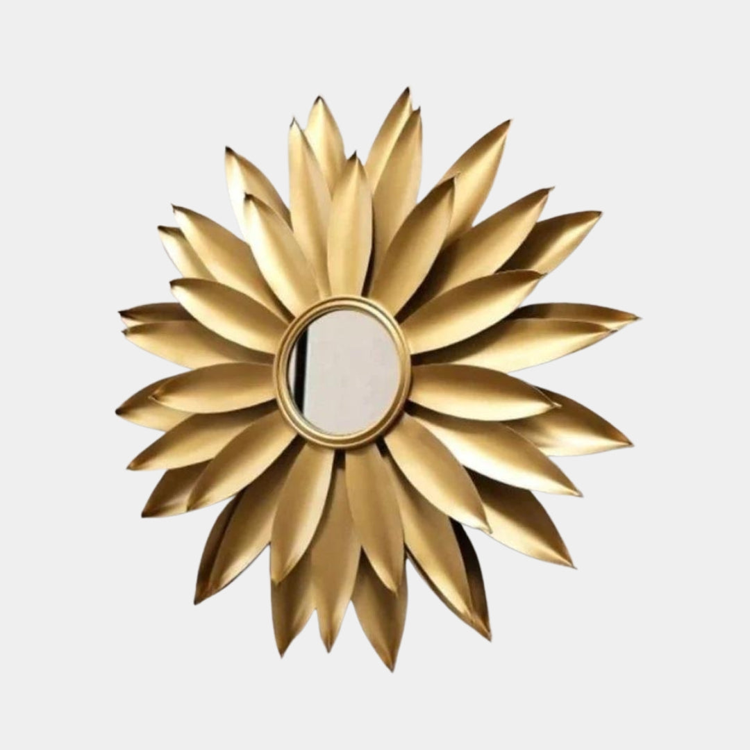 DAZZLING PETAL MIRROR WALL HANGING