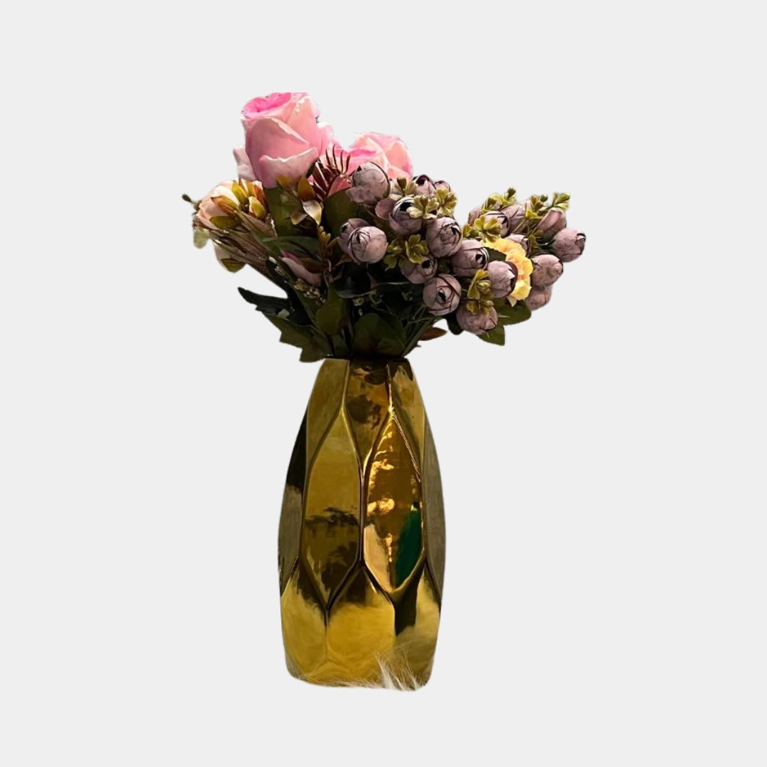 FAUX GOLD PLATED ICONIC VASE