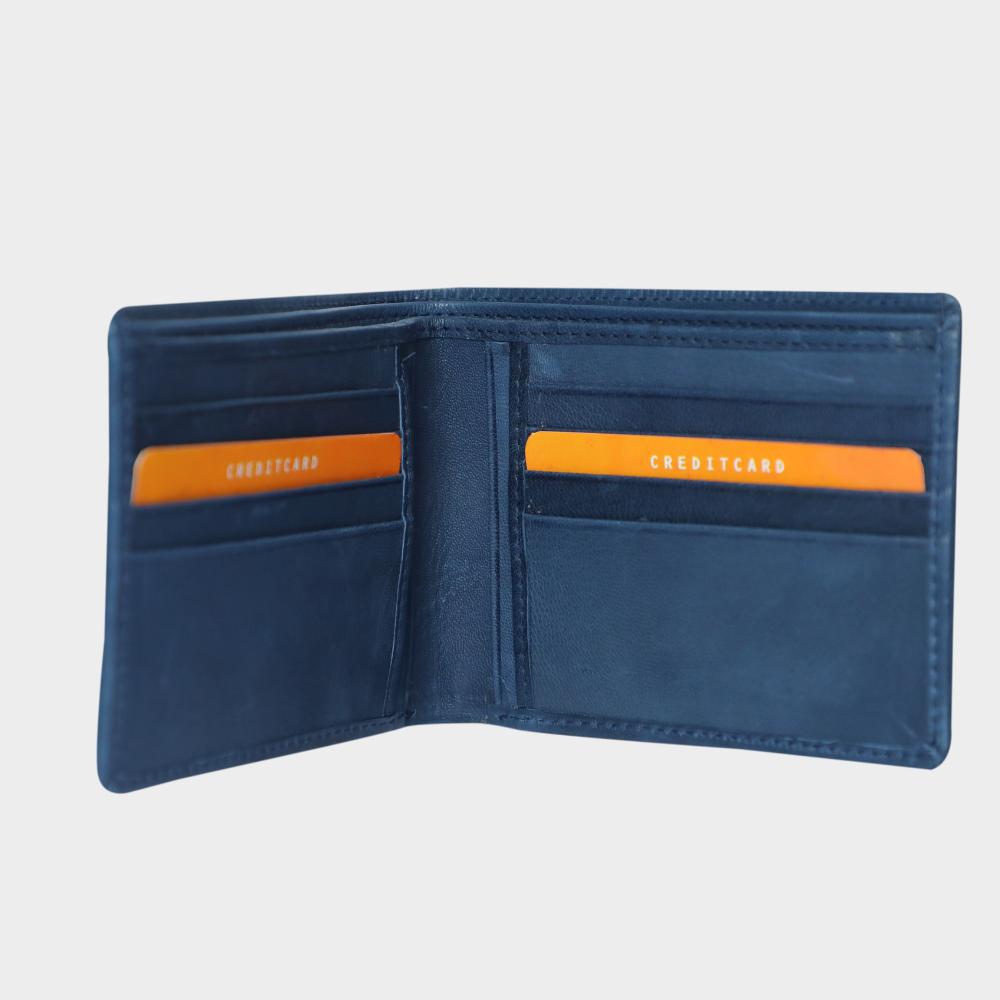 uniHOOF Bifold Minimalist Wallet | Small Leather Wallet for Men | Minimalist Wallet & Thin Wallet | Leather Wallet For Men | Slim Wallet For Men | Wallet For Office (brown)