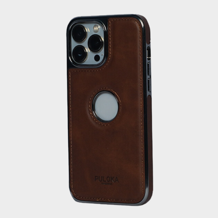 CASE PULOKA HANDMADE FOR IPHONE (DARK BROWN)