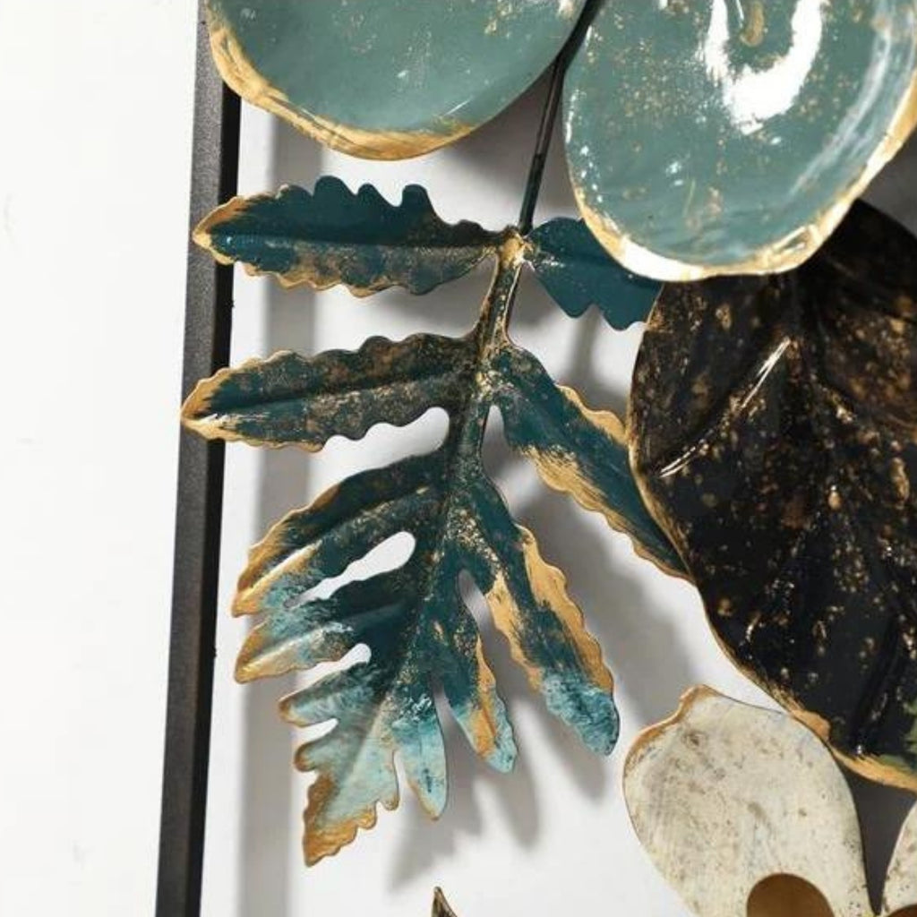 ELEGANT FLOWER IRON WALL HANGING SIMPLE TO HANG