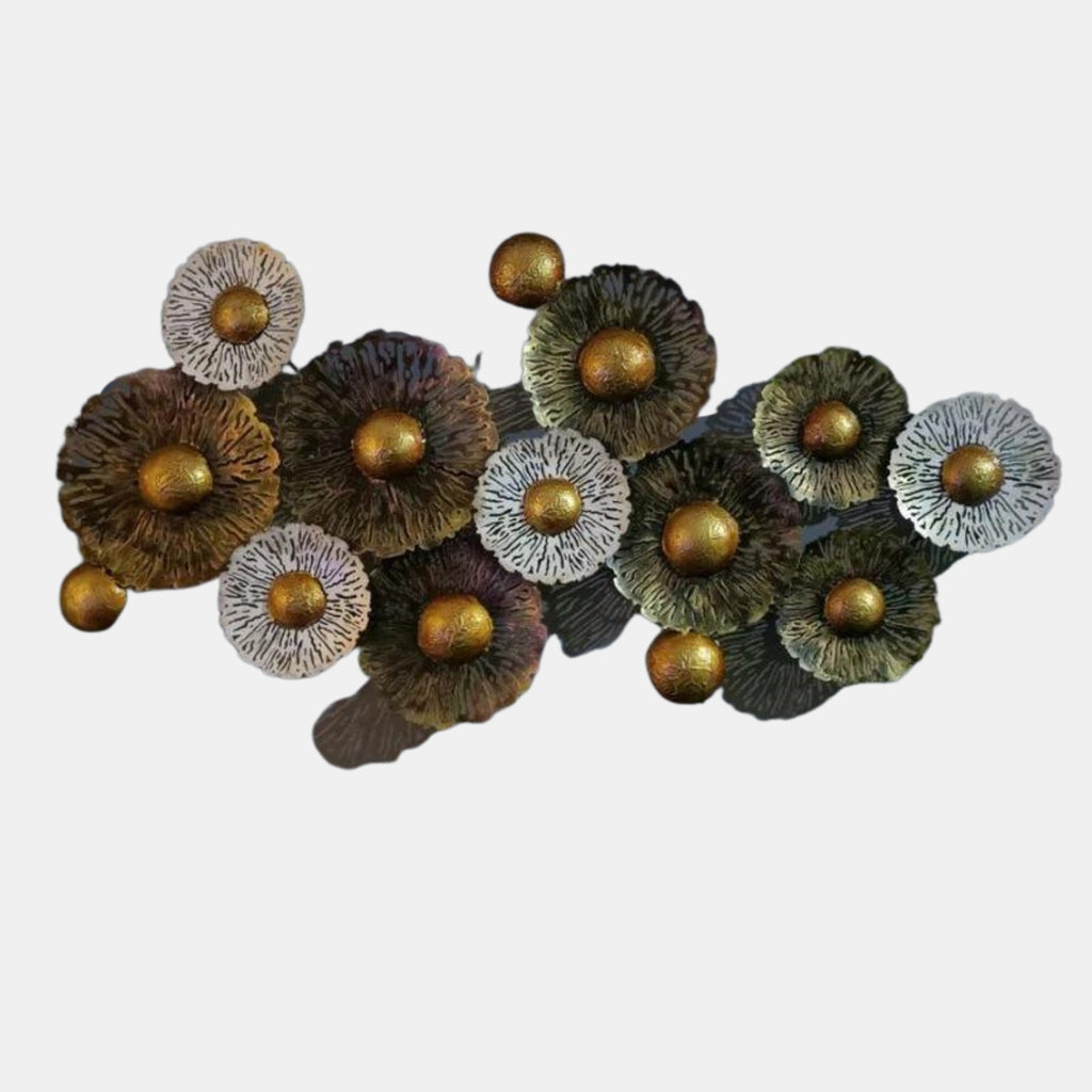 GOLDEN WHITE GLANCE WALL HANGING