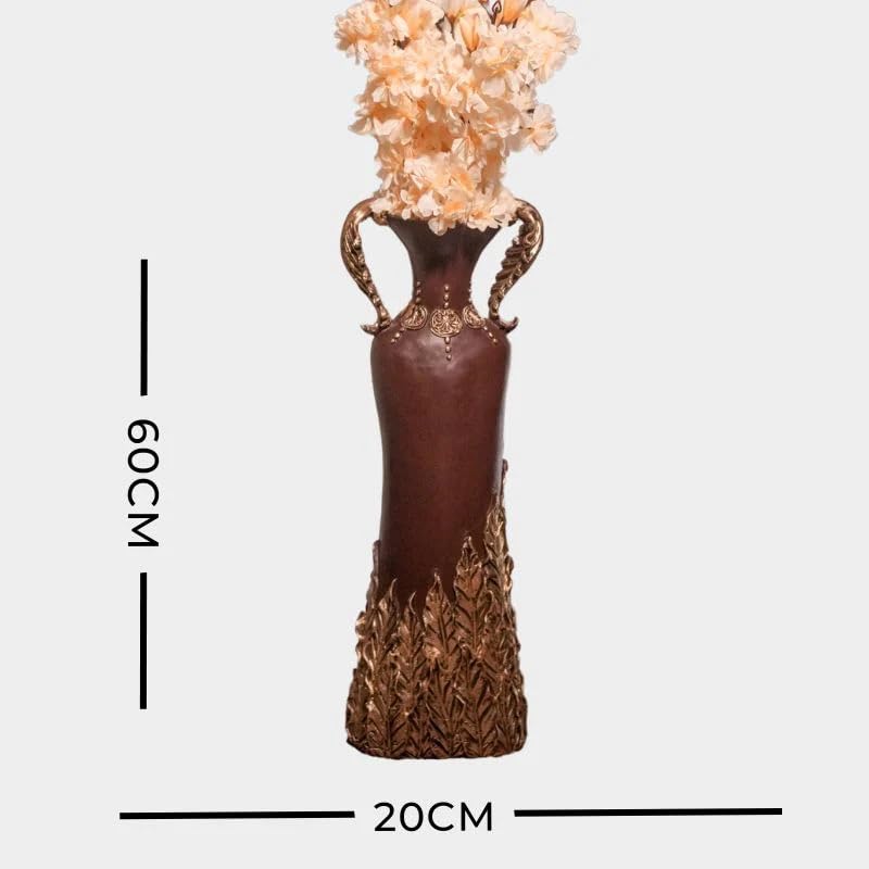 ICONIC LEAF SHAPE HANDLE VASE | Aesthetic Vase For Home | Vase for Office | Vase for Home | Leaf Shape Handle Vase