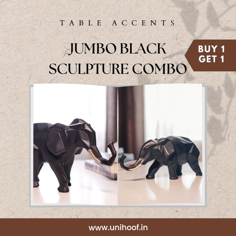 JUMBO BLACK SCULPTURE COMBO