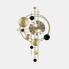 METAL VERTICAL WALL CLOCK