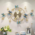 METALLIC BUTTERFLY RING DESIGNER CLOCK