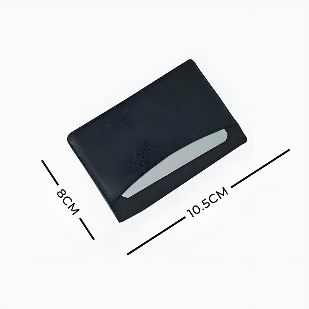 uniHOOF Slim Leather Wallet unisex | Small Wallet for Men | Minimalist Wallet | Thin Wallet | Bifold Wallet unisex (S)