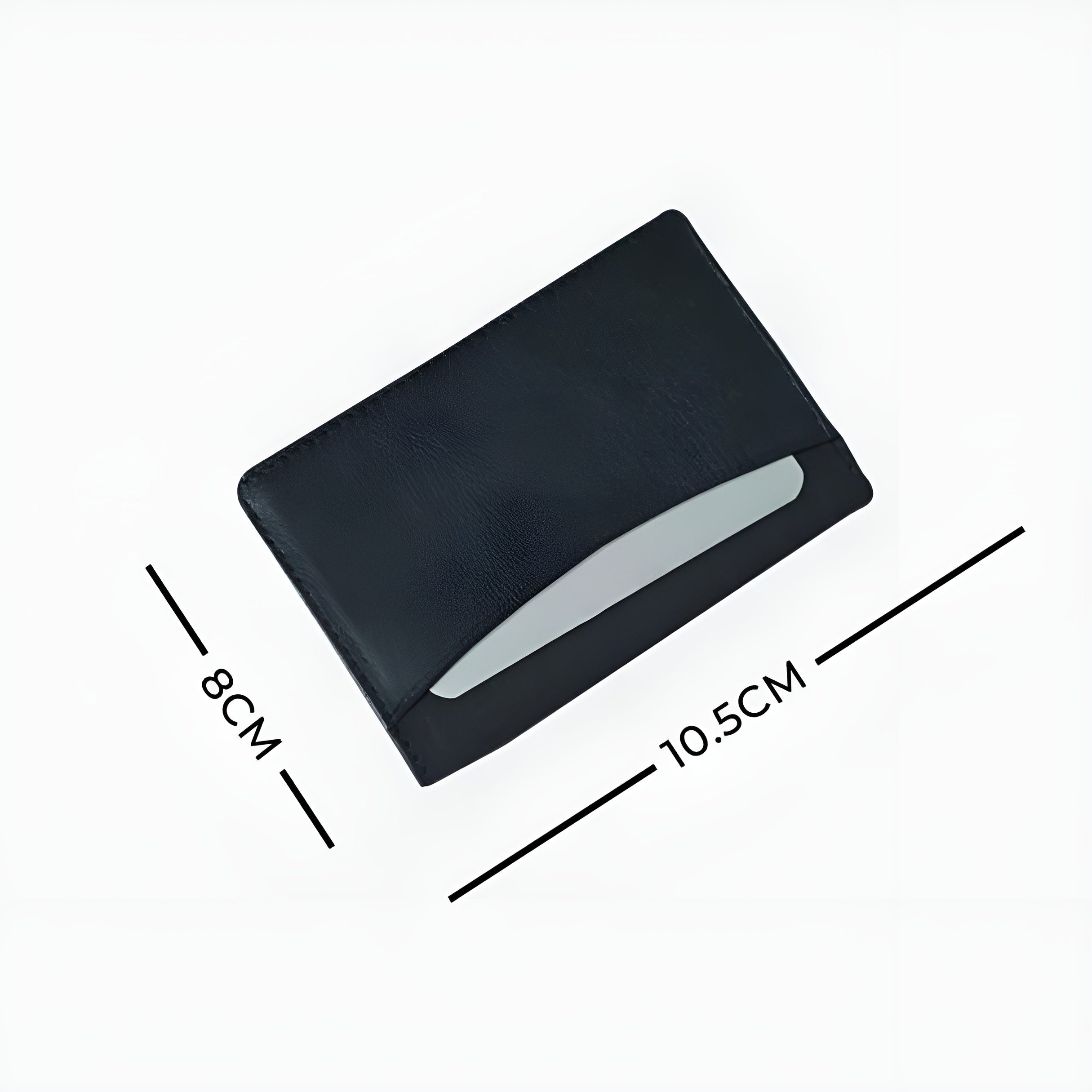 uniHOOF Slim Leather Wallet unisex | Small Wallet for Men | Minimalist Wallet | Thin Wallet | Bifold Wallet unisex (S)