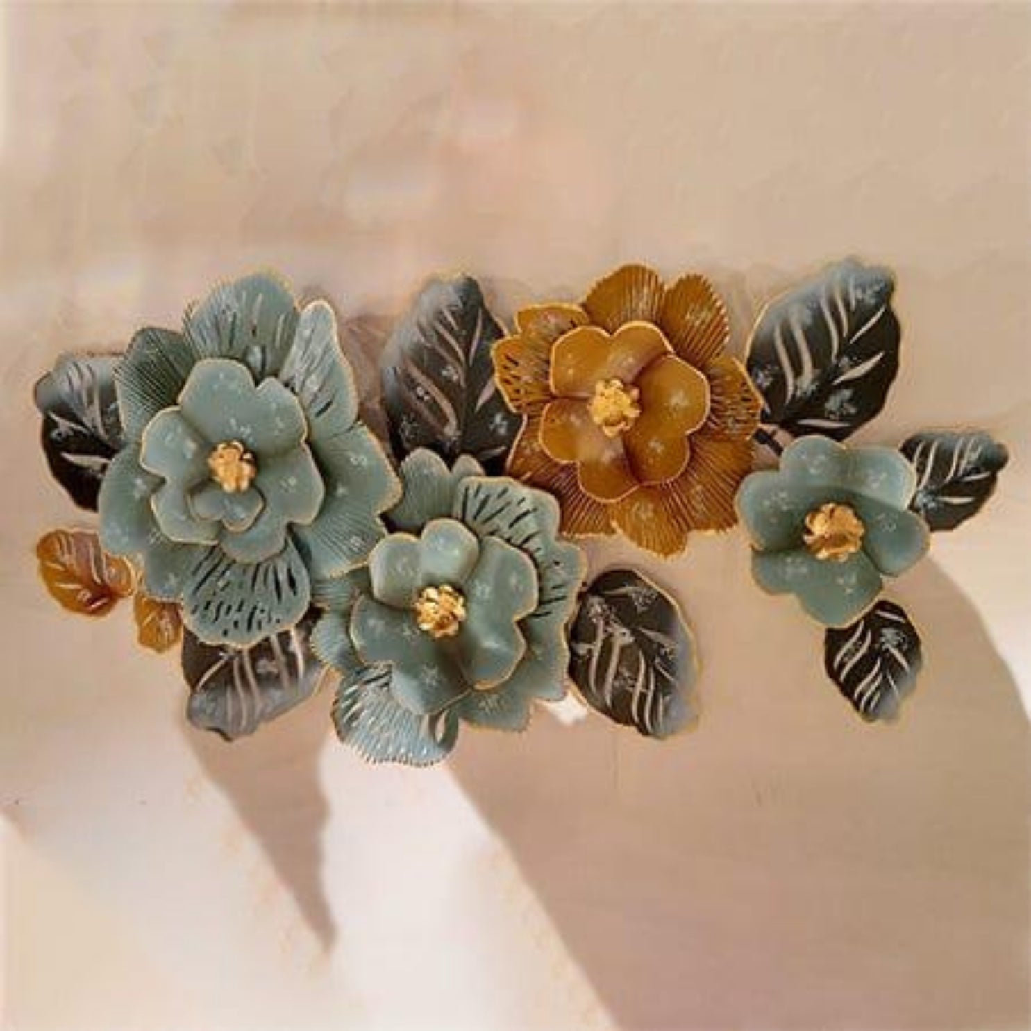 MULTICOLOR HOME DECOR CRAFTS METAL WALL ART