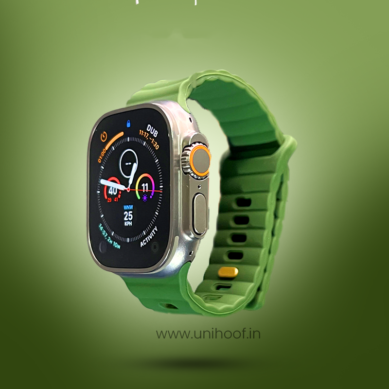 NJOYNY SKIN FRIENDLY SILICONE LOOP WATCH BAND