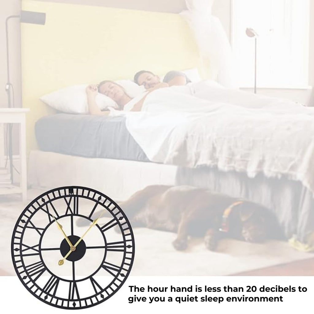 ROMAN DESIGN METAL WALL CLOCK FOR HOME