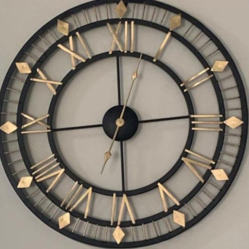 ROMAN DESIGN METAL WALL CLOCK FOR HOME