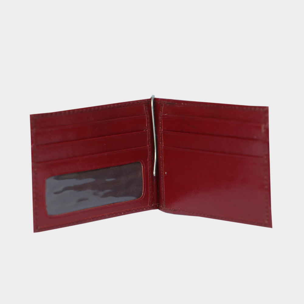 uniHOOF Slim Wallet | Genuine Leather Slim Wallet | Thin Front Pocket Wallet Sleeve Card Holder for Men | Slim Brown Wallet (Brown)