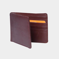 uniHOOF Bifold Minimalist Wallet | Small Leather Wallet for Men | Minimalist Wallet & Thin Wallet | Leather Wallet For Men | Slim Wallet For Men | Wallet For Office (brown)