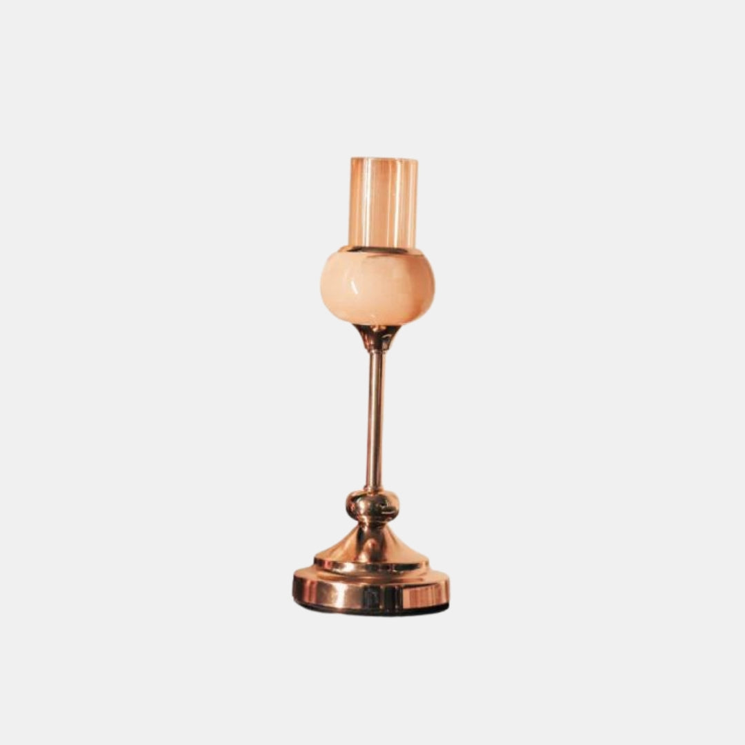 ICONIC GOLD TONED CANDLEHOLDER (GOLDEN)