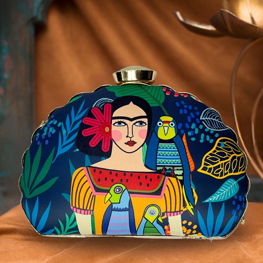 VIBRANT JEWEL CLUTCH