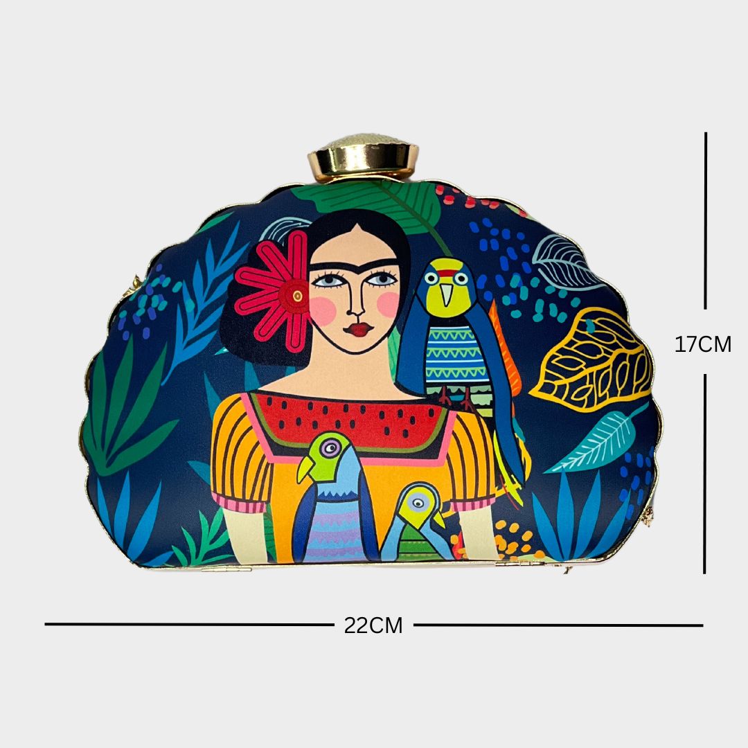 VIBRANT JEWEL CLUTCH