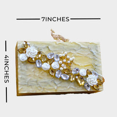 YELLOW ACRYLIC CLUTCH-0055