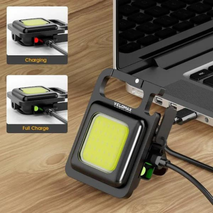 COB RECHARGEABLE KEYCHAIN LIGHT