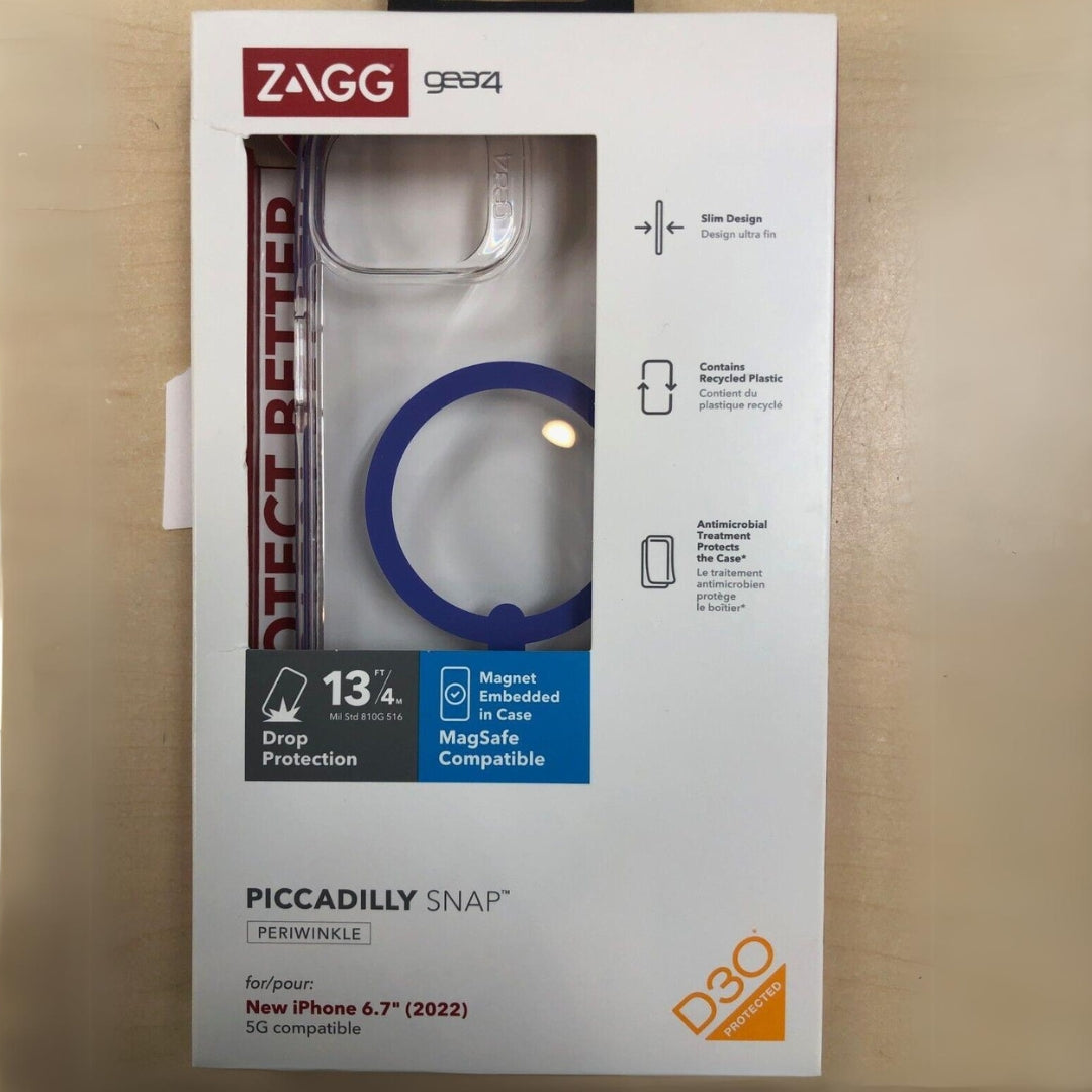 ZAGG Transparent MagSafe Case for  iPhone 14 and 15