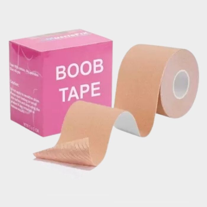 uniHOOF BOOBY TAPE BRA & NIPPLE COVERS | BODY TAPE FOR LIFT & PUSH UP IN ALL CLOTHING FABRIC DRESS TYPES | WATERPROOF SWEAT-PROOF INVISIBLE UNDER CLOTHING