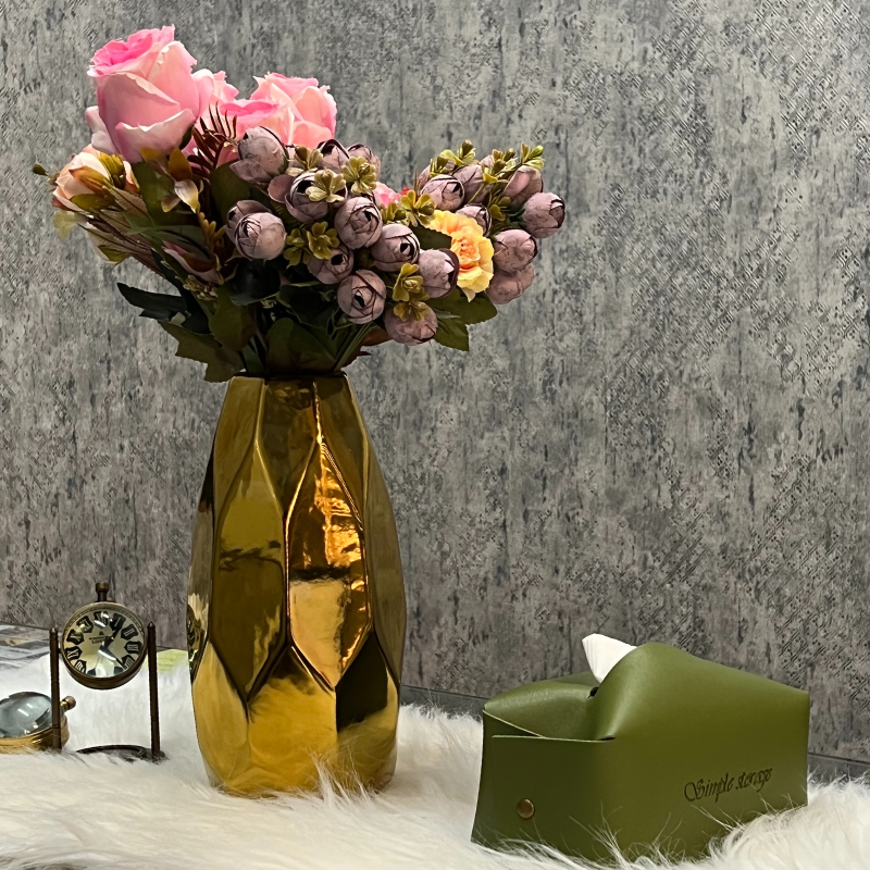 FAUX GOLD PLATED ICONIC VASE