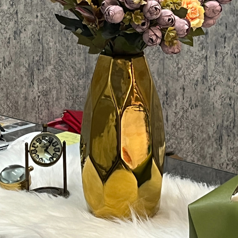 FAUX GOLD PLATED ICONIC VASE