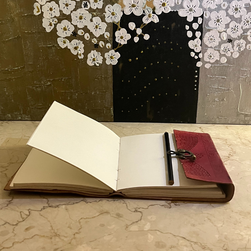 Journey Of Words Journal | Premium Leather Journal | Gift Leather Journal | Perfect Leather Journal Diary