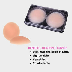 uniHOOF WOMEN'S REUSABLE SILICONE NIPPLE COVERS | BREAST PETALS PADS PASTIES | NIPPLE COVER