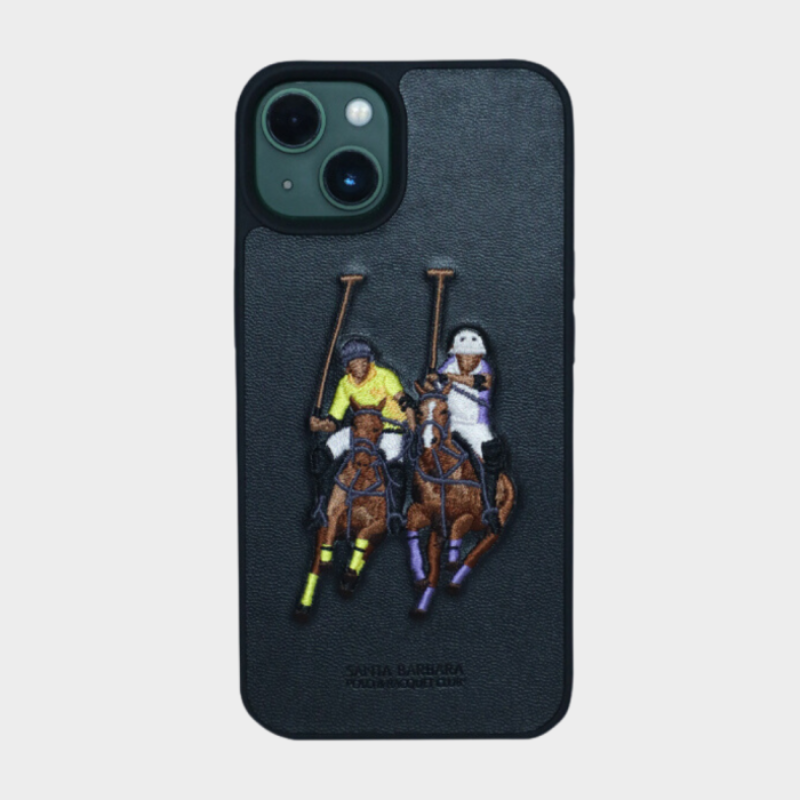 SANTA BARBARA POLO JOCKEY (BLACK) IPHONE 13