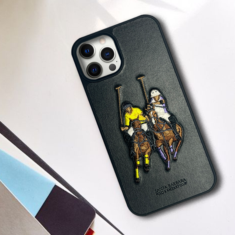 SANTA BARBARA POLO JOCKEY (BLACK) IPHONE 13