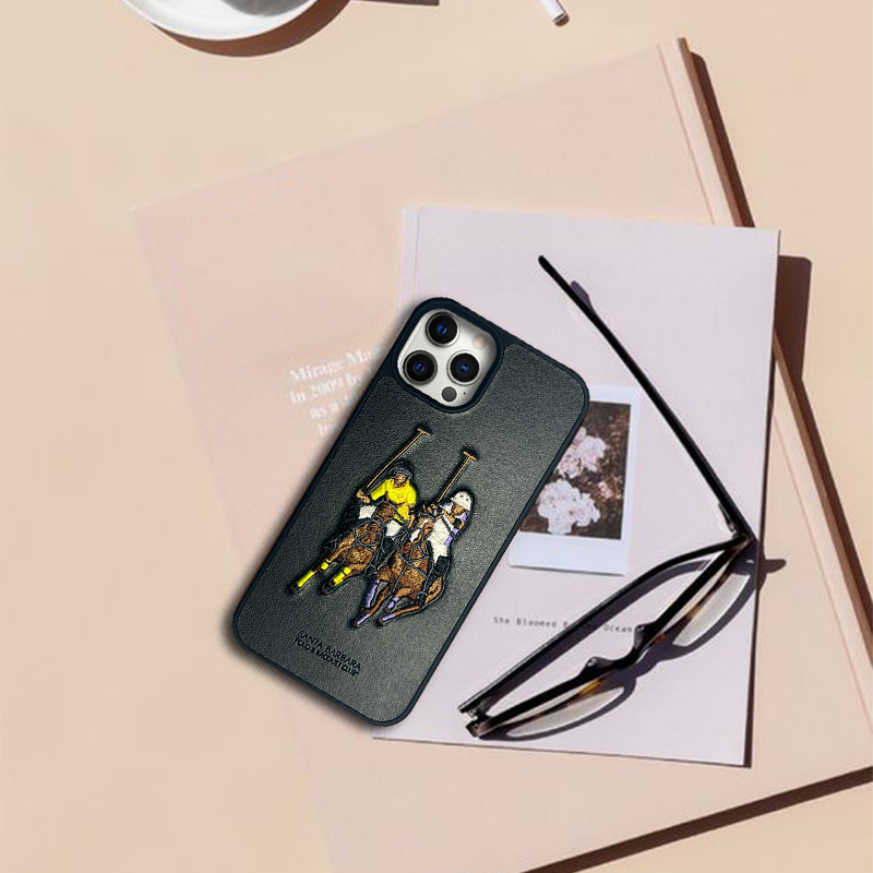 SANTA BARBARA POLO JOCKEY (BLACK) IPHONE 13