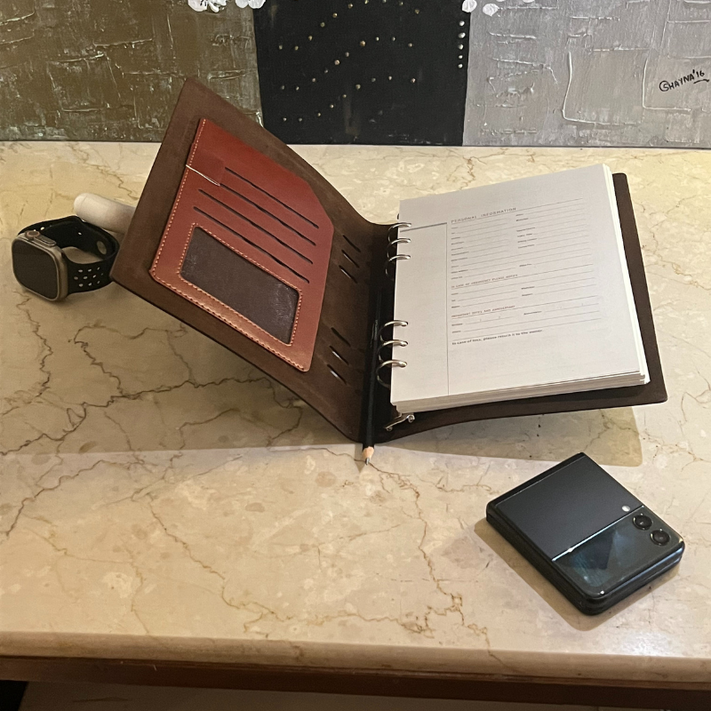 THE CREATIVE CHRONICLE JOURNAL(DARK BROWN)