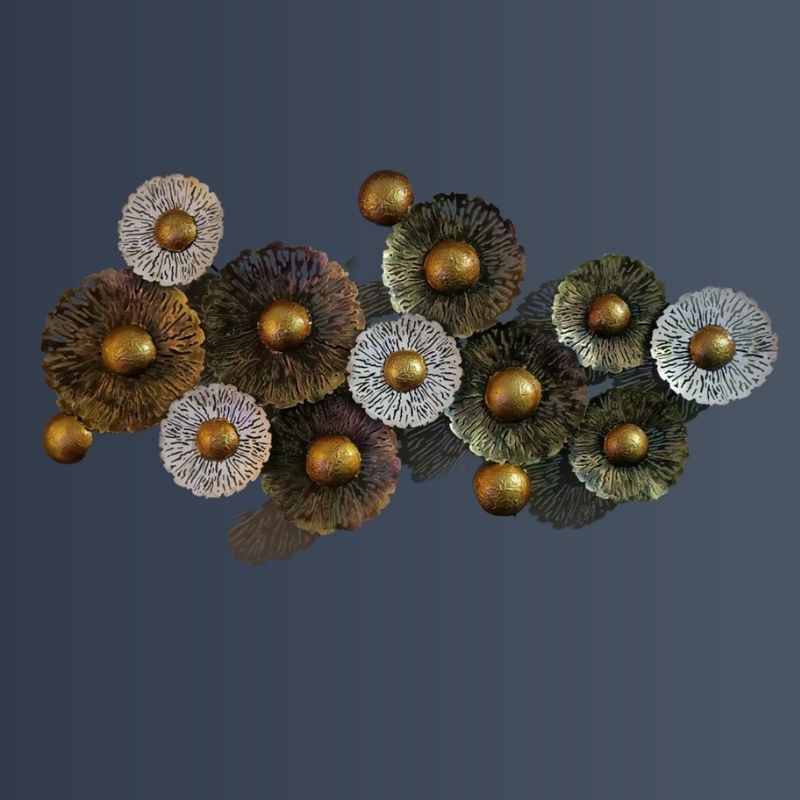 GOLDEN WHITE GLANCE WALL HANGING