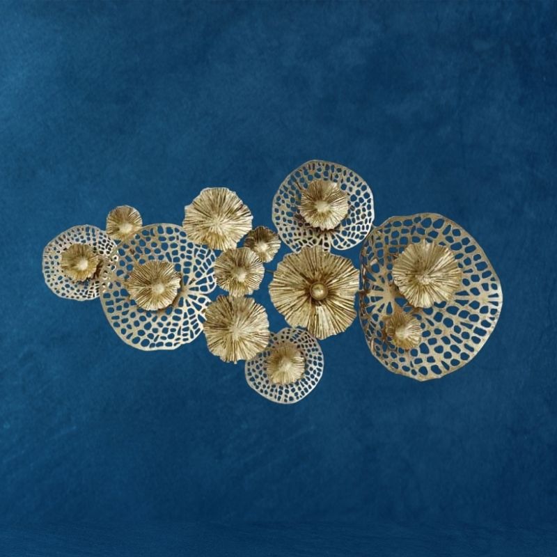 GOLDEN FLOWER WALL HANGING