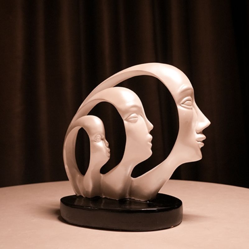 LADY MULTIFACED RING FACE